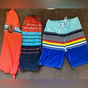 Boys swimming trunks set